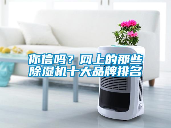 你信嗎？網(wǎng)上的那些除濕機(jī)十大品牌排名
