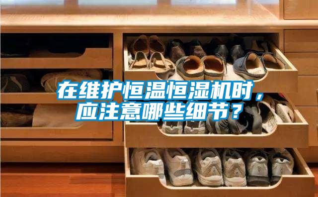 在維護恒溫恒濕機時，應(yīng)注意哪些細節(jié)？