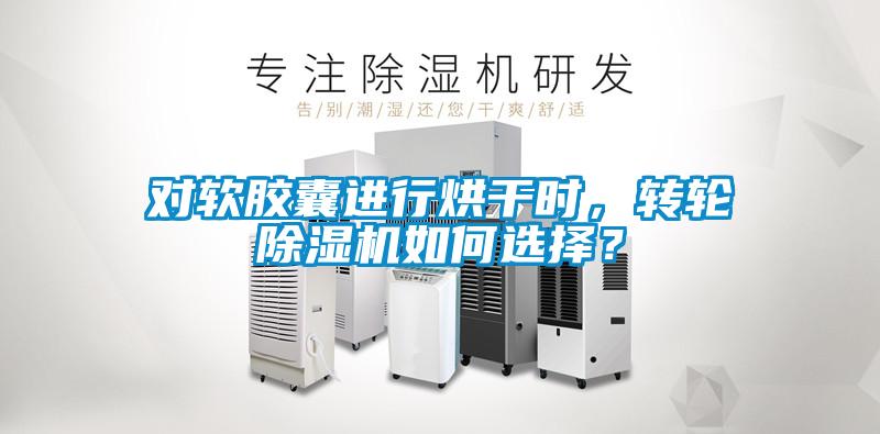 對軟膠囊進行烘干時，轉(zhuǎn)輪除濕機如何選擇？