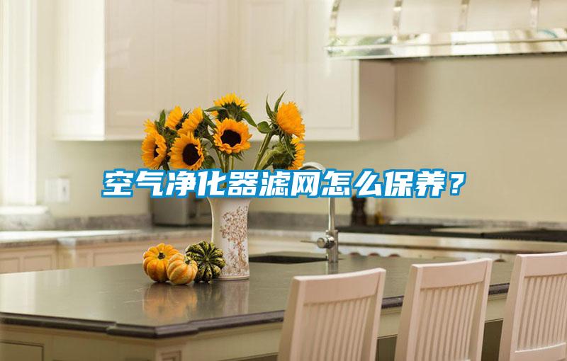 空氣凈化器濾網(wǎng)怎么保養(yǎng)？