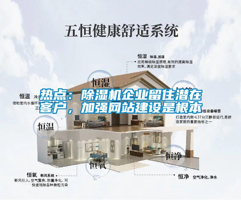 熱點(diǎn)：除濕機(jī)企業(yè)留住潛在客戶，加強(qiáng)網(wǎng)站建設(shè)是根本