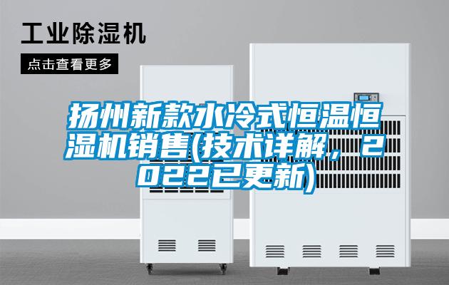 揚州新款水冷式恒溫恒濕機銷售(技術(shù)詳解，2022已更新)