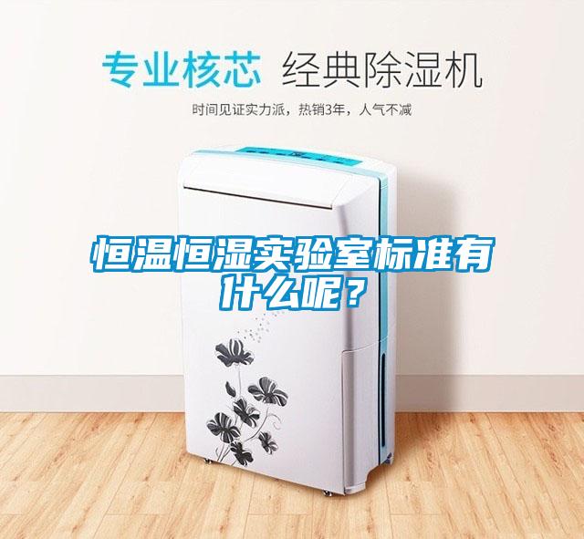 恒溫恒濕實驗室標準有什么呢？