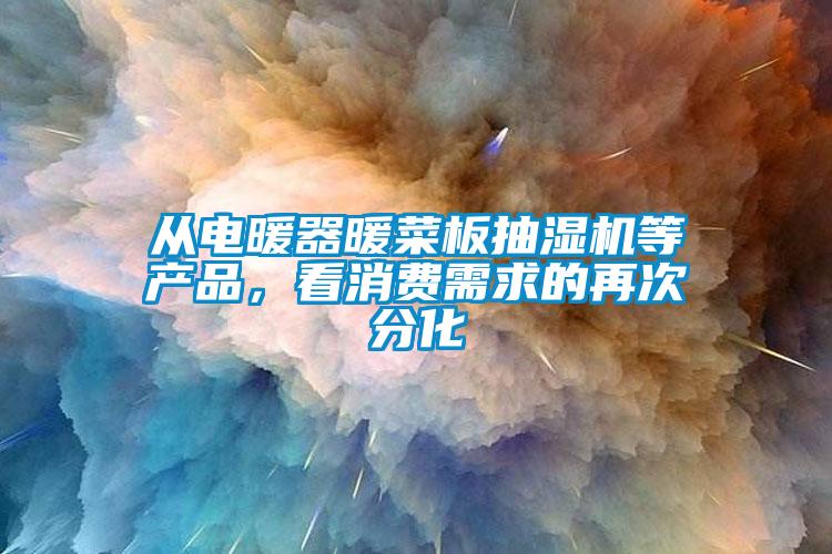 從電暖器暖菜板抽濕機等產(chǎn)品，看消費需求的再次分化