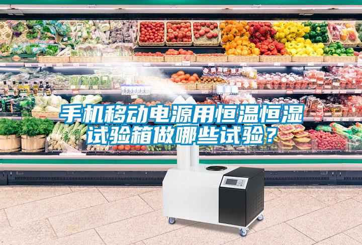 手機(jī)移動(dòng)電源用恒溫恒濕試驗(yàn)箱做哪些試驗(yàn)？