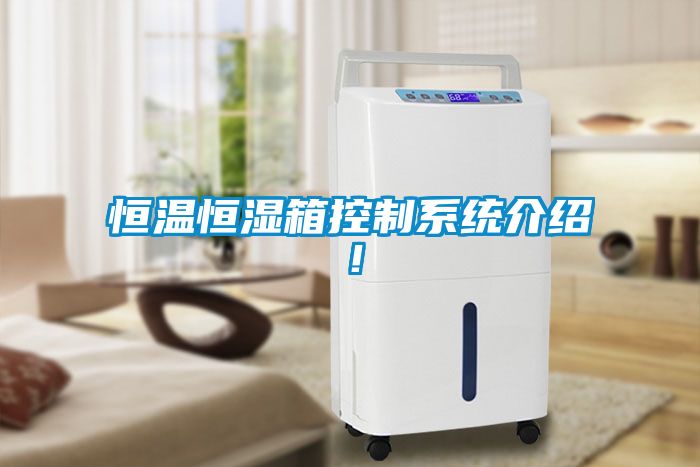 恒溫恒濕箱控制系統(tǒng)介紹！