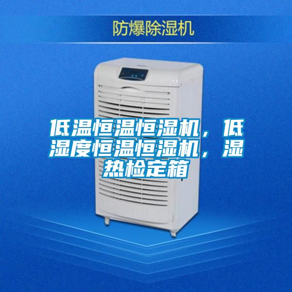 低溫恒溫恒濕機(jī)，低濕度恒溫恒濕機(jī)，濕熱檢定箱