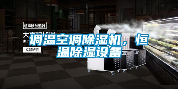 調(diào)溫空調(diào)除濕機(jī)，恒溫除濕設(shè)備