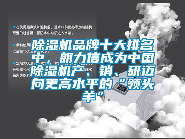 除濕機(jī)品牌十大排名中，朗力信成為中國除濕機(jī)產(chǎn)、銷、研邁向更高水平的“領(lǐng)頭羊”