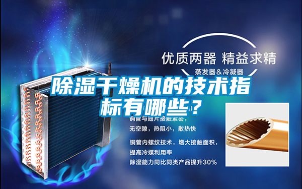 除濕干燥機(jī)的技術(shù)指標(biāo)有哪些？
