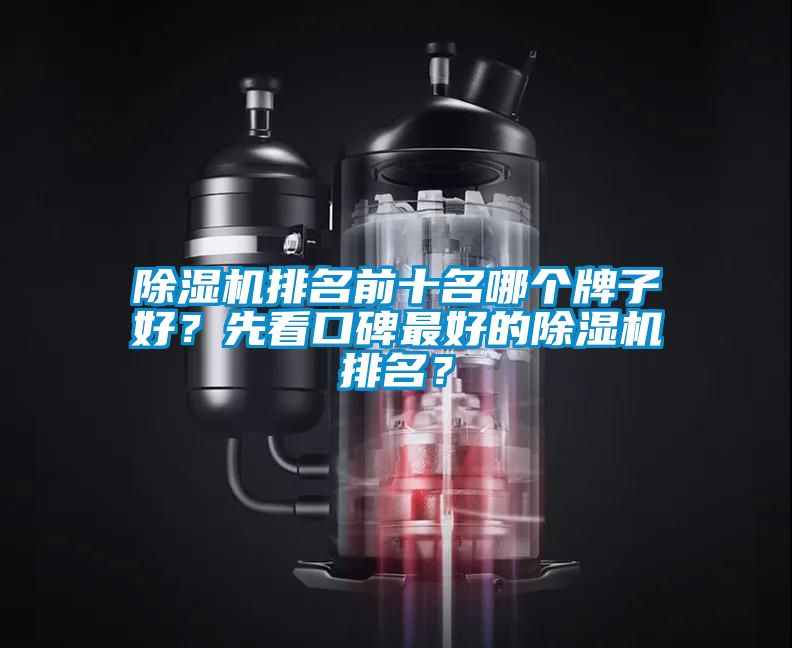 除濕機排名前十名哪個牌子好？先看口碑最好的除濕機排名？