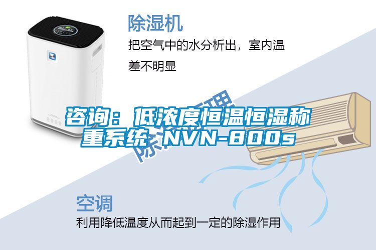 咨詢：低濃度恒溫恒濕稱(chēng)重系統(tǒng) NVN-800s