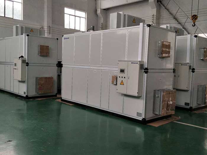 濟南銘威化工鋰電池鈷酸鋰零下40℃露點，三臺全新風轉輪除濕機組